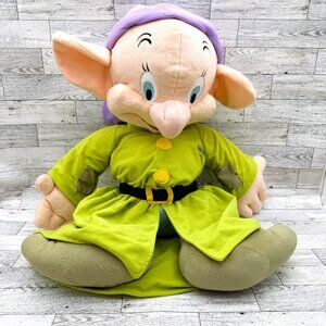 2001 Disney Jumbo Dopey 26" Soft Plush 90831 Mattel
